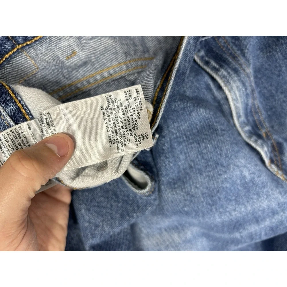 Levis 517 Bootcut Jeans Mens 38x32 Blue Denim Medium Wash Denim Faded whiskering